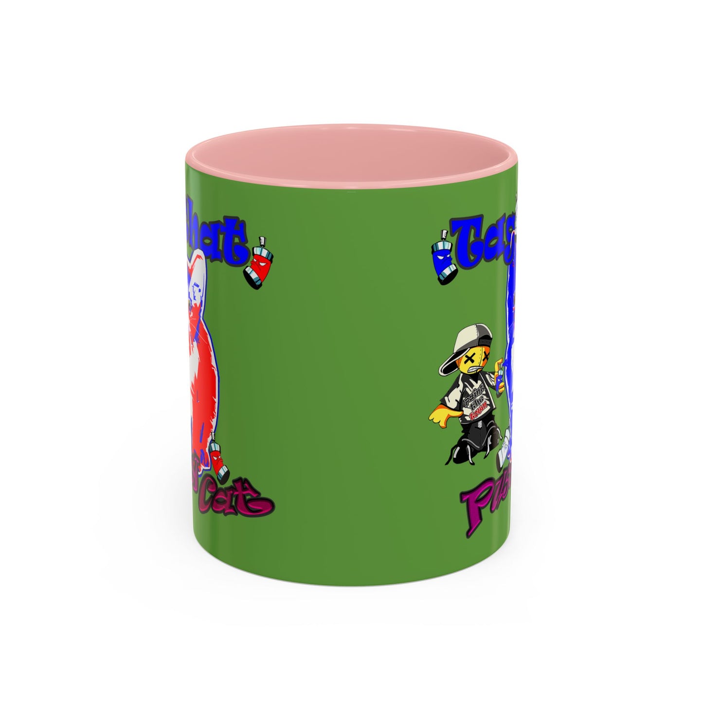 tag that - Accent Mug (green)