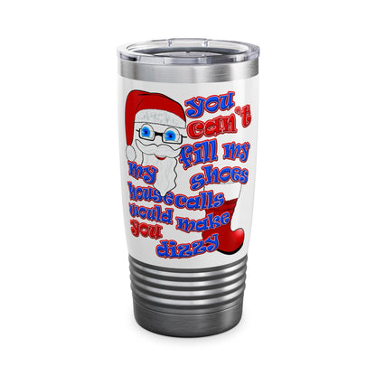 santa's shoes - Ringneck Tumbler, 20oz (white)