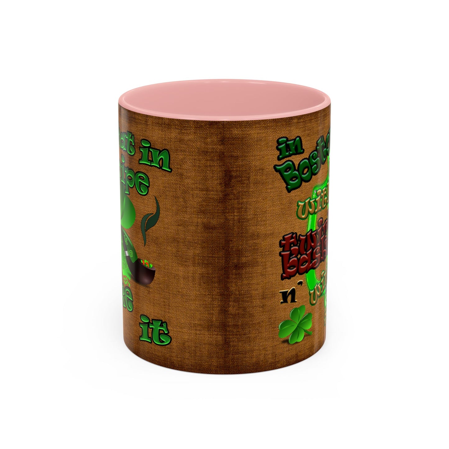 celtics logo - Accent Mug (brown papyrus)