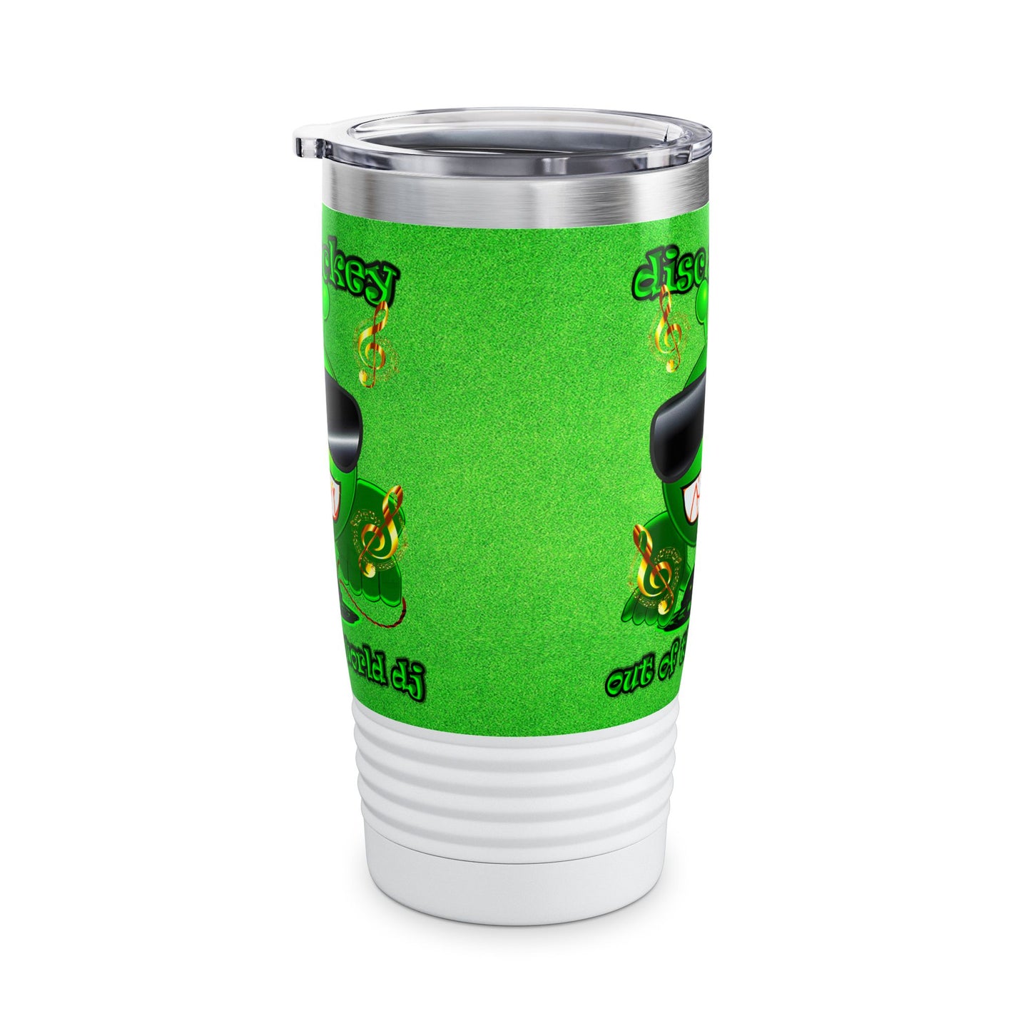disc jockey - Ringneck Tumbler, 20oz (green turf)