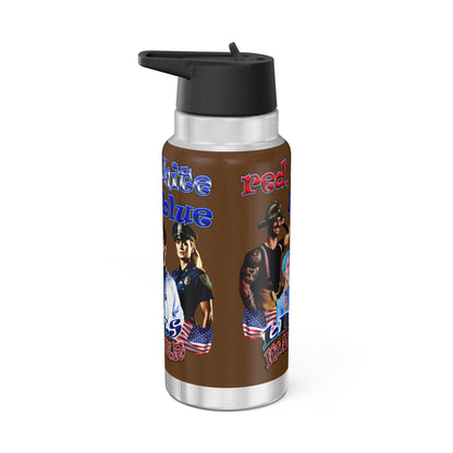 rw&b lives matter - Gator Tumbler, 32oz (brown)