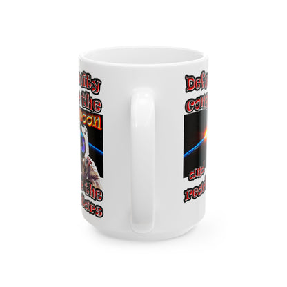 defy conquer reach - White Mug (white)