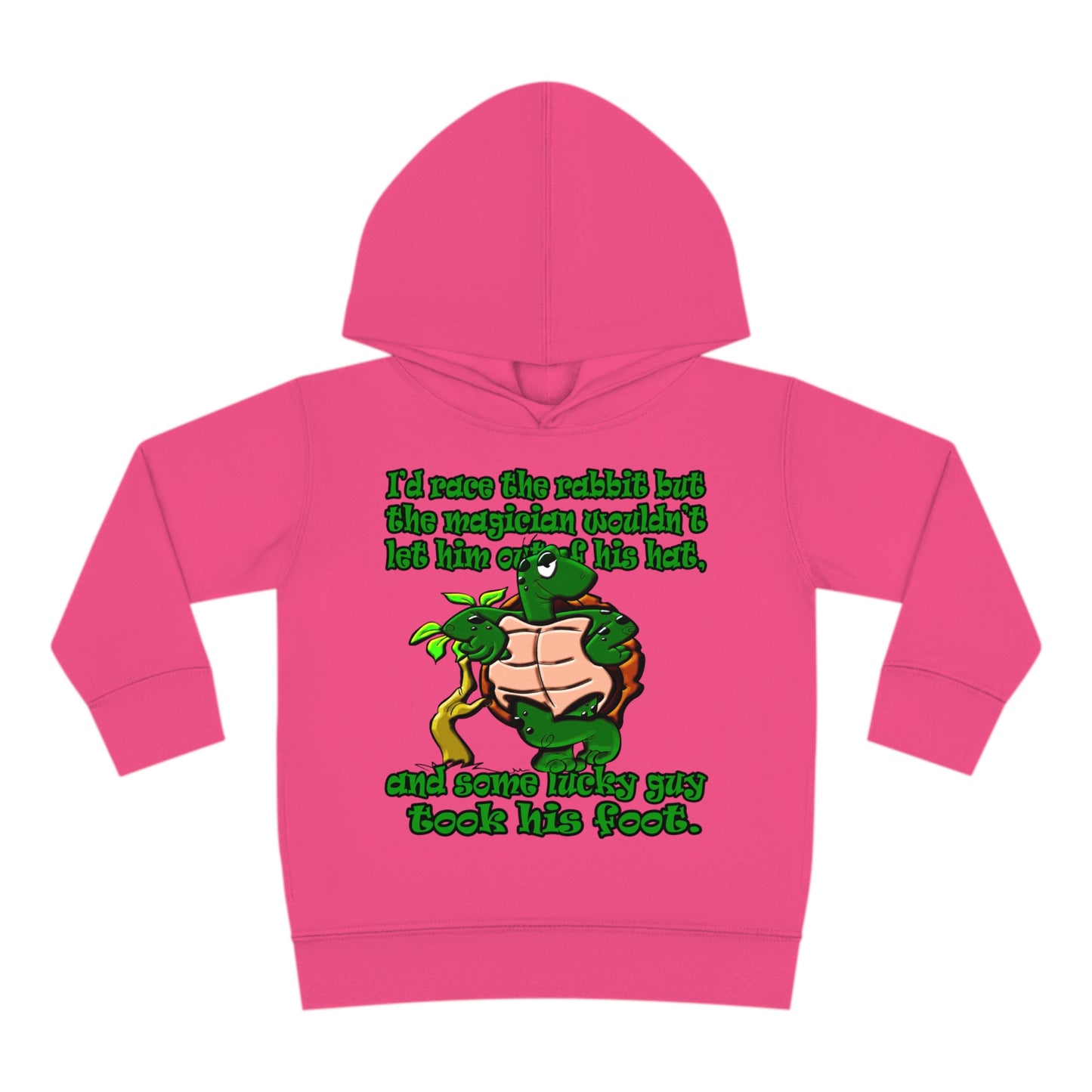 turtle race - Toddler Pullover Fleece Hoodie
