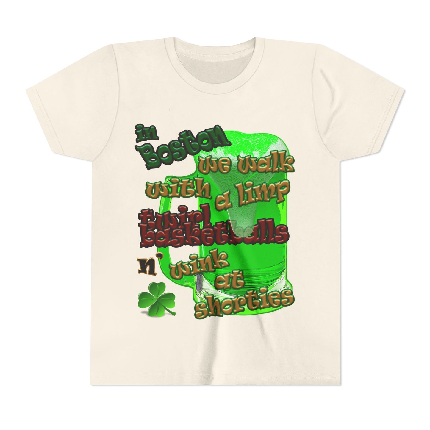 celtics logo - Youth Short Sleeve Tee