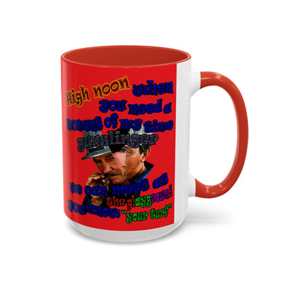 high noon - Accent Mug (red)