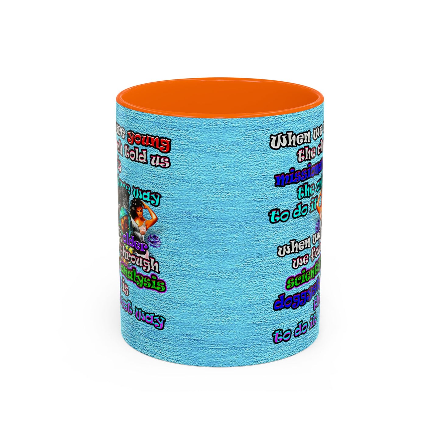 doggystyle - Accent Mug (faded blue)