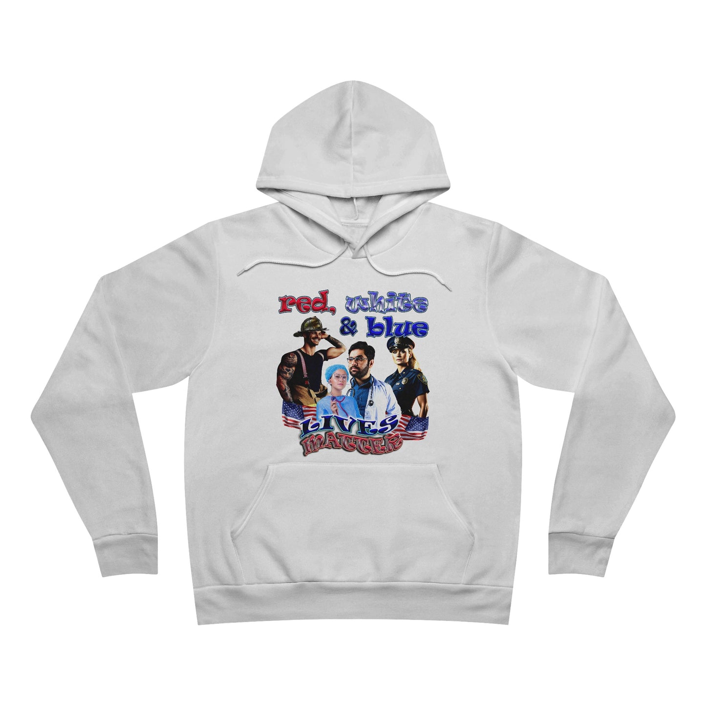 rw&b lives matter - Unisex Sponge Fleece Pullover Hoodie