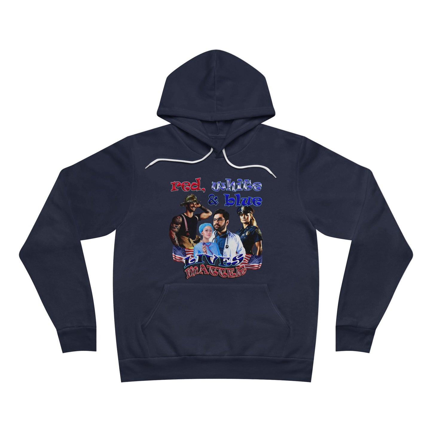 rw&b lives matter - Unisex Sponge Fleece Pullover Hoodie