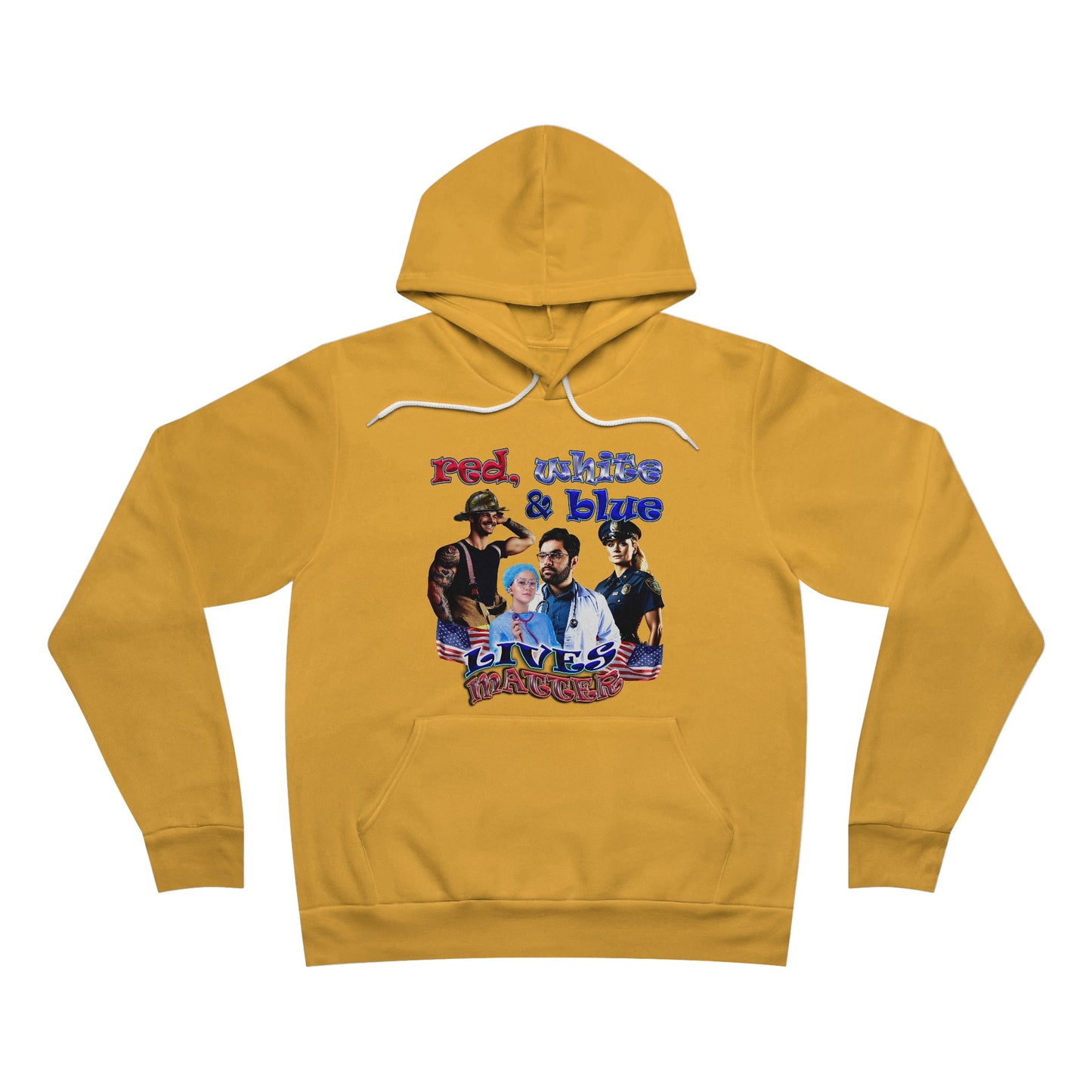 rw&b lives matter - Unisex Sponge Fleece Pullover Hoodie