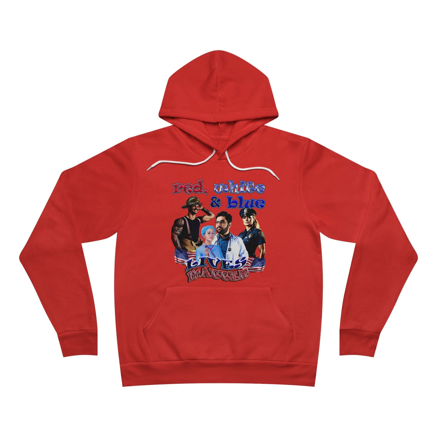 rw&b lives matter - Unisex Sponge Fleece Pullover Hoodie