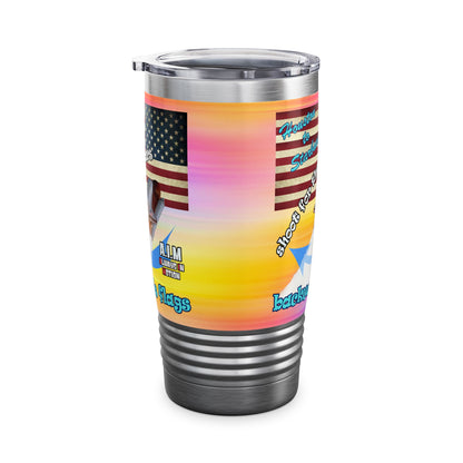 shoot for the stars - Ringneck Tumbler, 20oz (color blur)