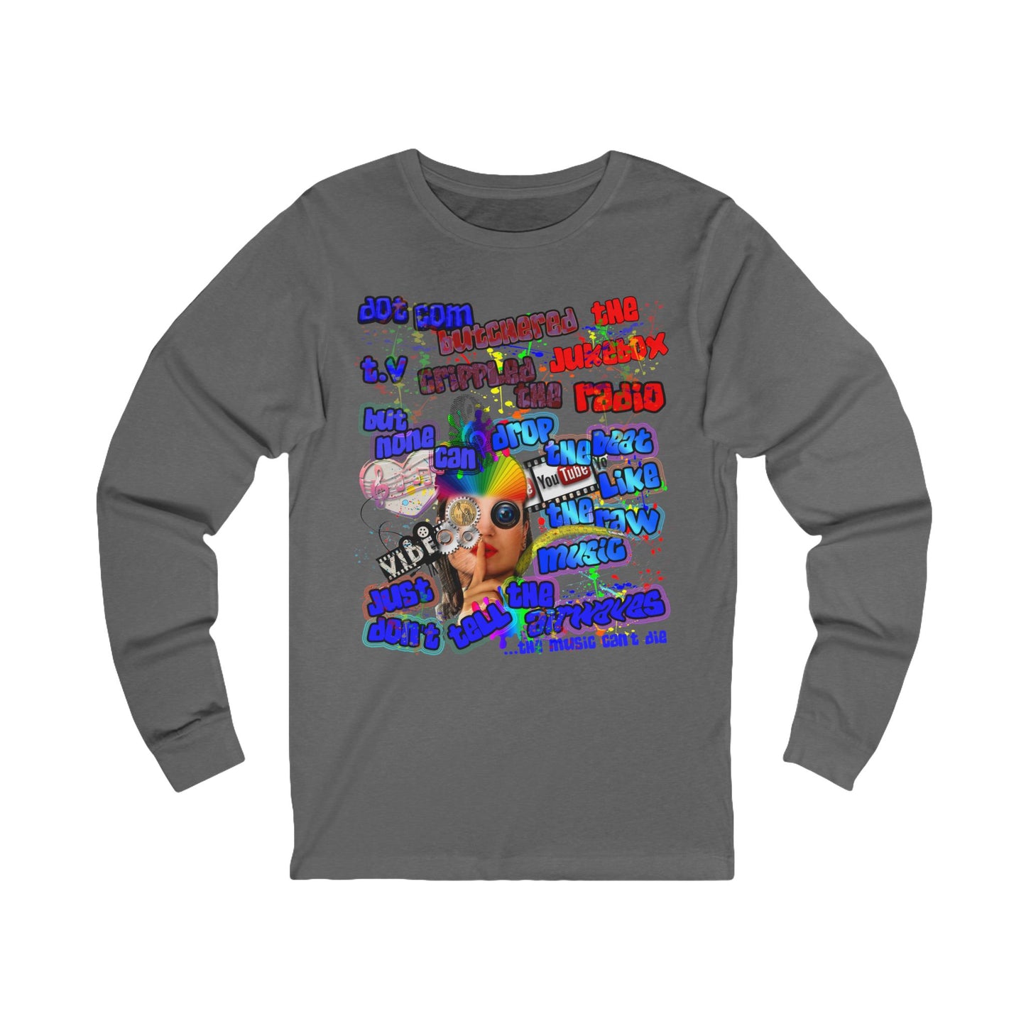 drop the beat - Unisex Jersey Long Sleeve Tee