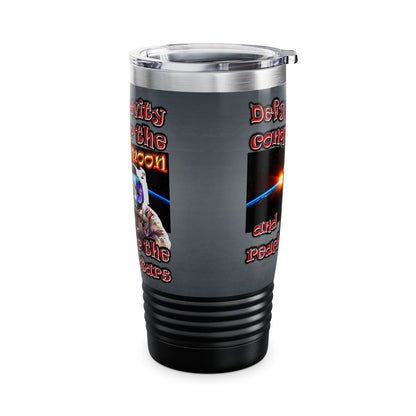 defy conquer reach - Ringneck Tumbler, 20oz (grey-light grey)