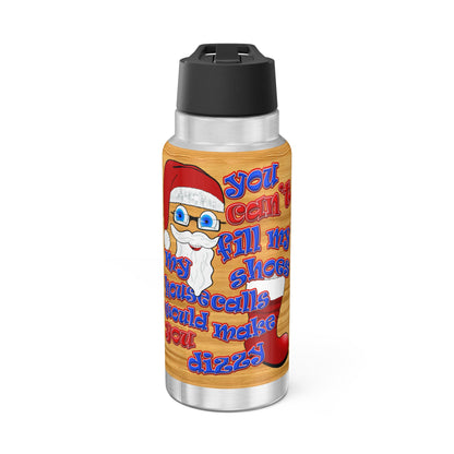 santa's shoes - Gator Tumbler, 32oz  (butterscotch wood finish)