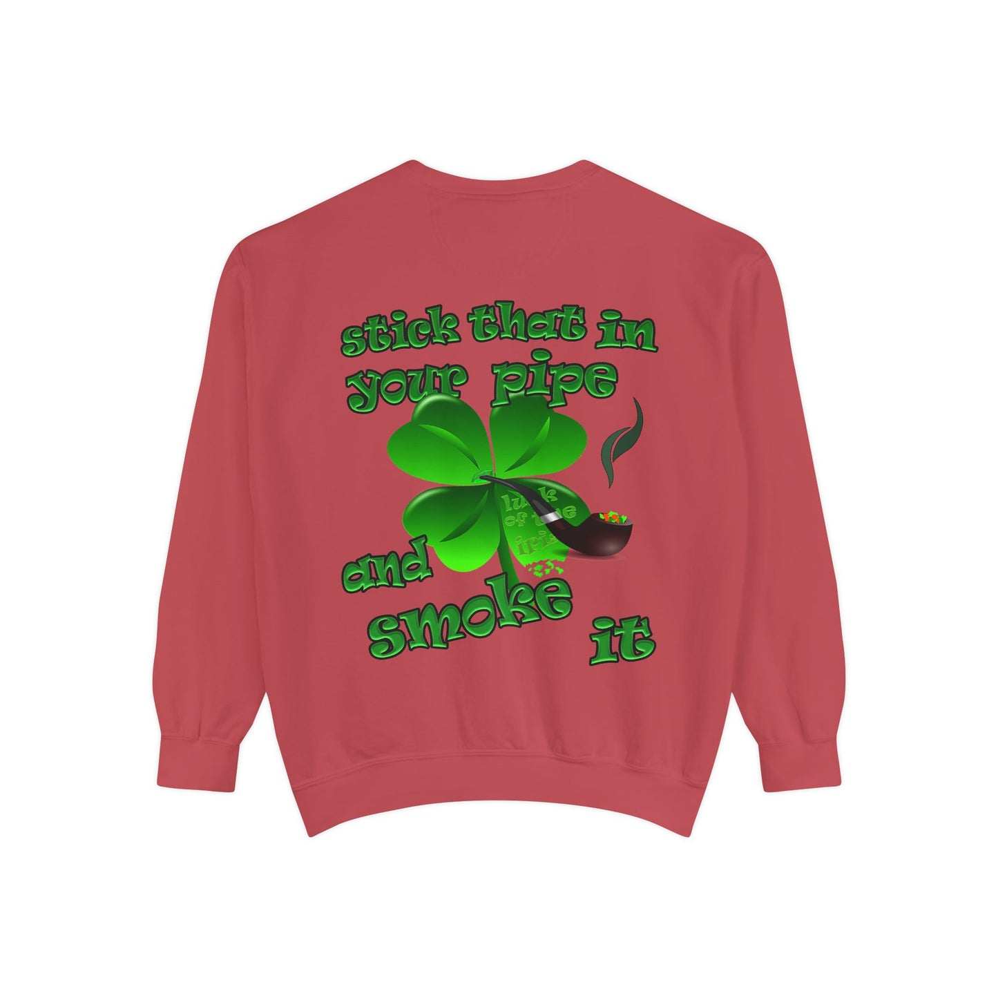 celtics logo - Unisex Garment-Dyed Sweatshirt