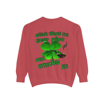 celtics logo - Unisex Garment-Dyed Sweatshirt