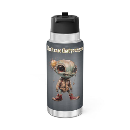 I don't care that your grey - Gator Tumbler, 32oz  (grey-light grey)