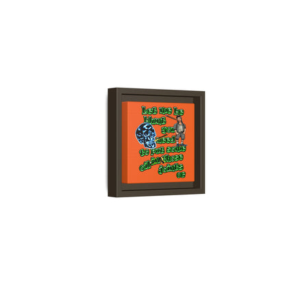 og - framed canvas art (orange)