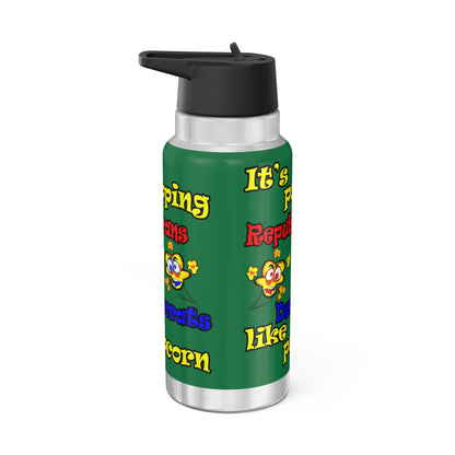 popping like popcorn - Gator Tumbler, 32oz (dark green)