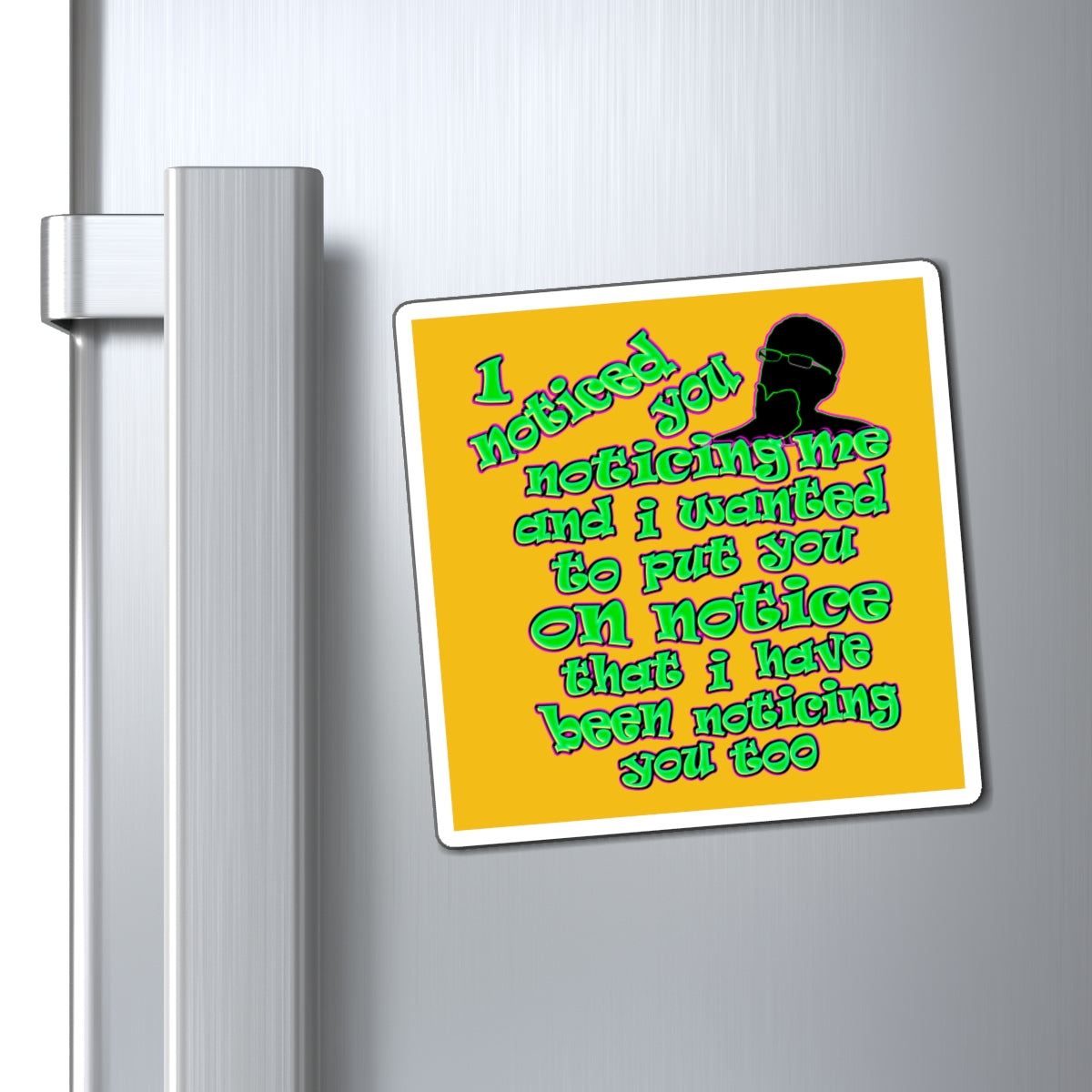noticed you noticing - Magnets - (yellow)
