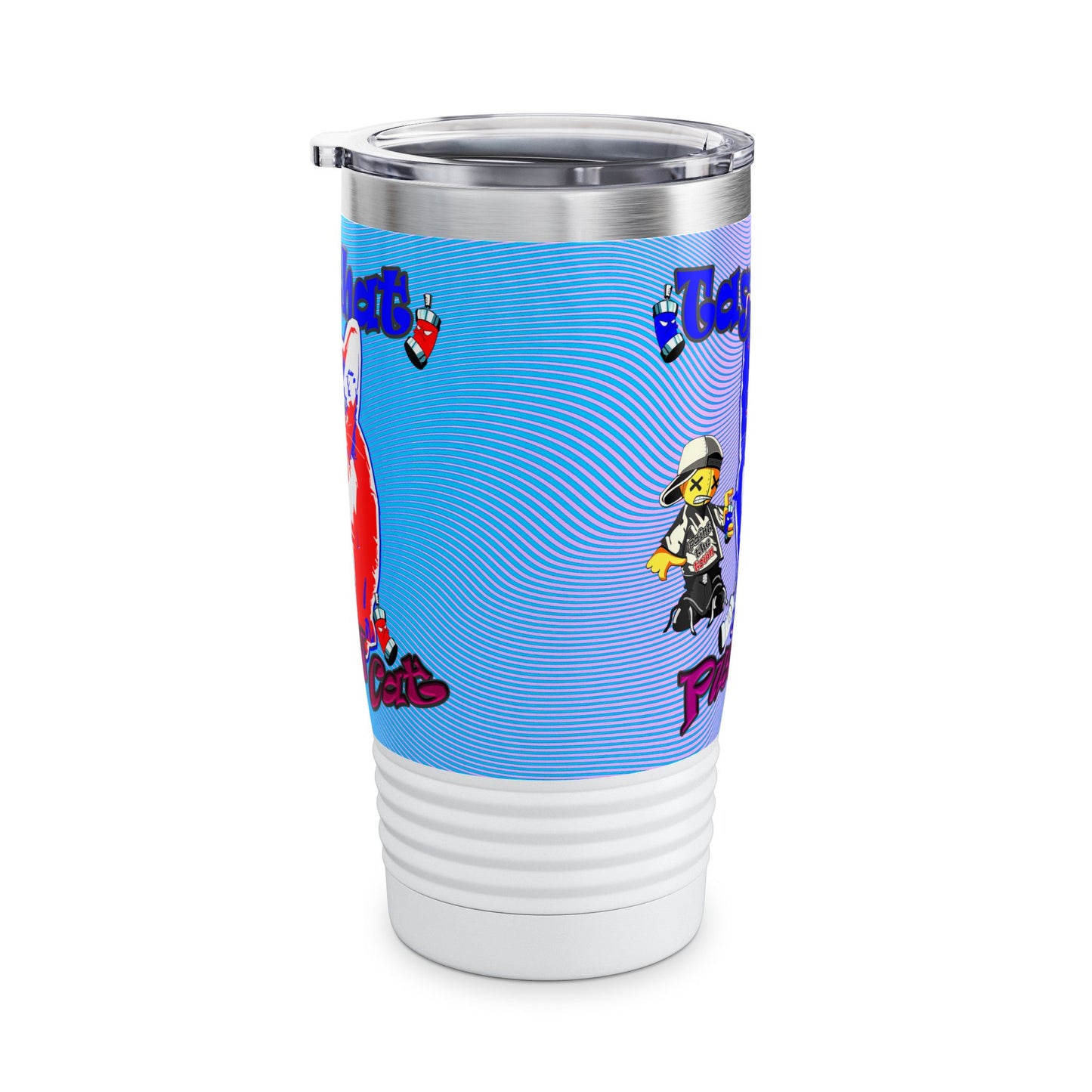 tag that - Ringneck Tumbler, 20oz (light blue-purple wave)