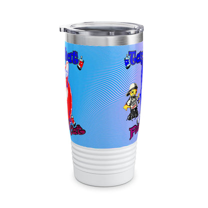 tag that - Ringneck Tumbler, 20oz (light blue-purple wave)
