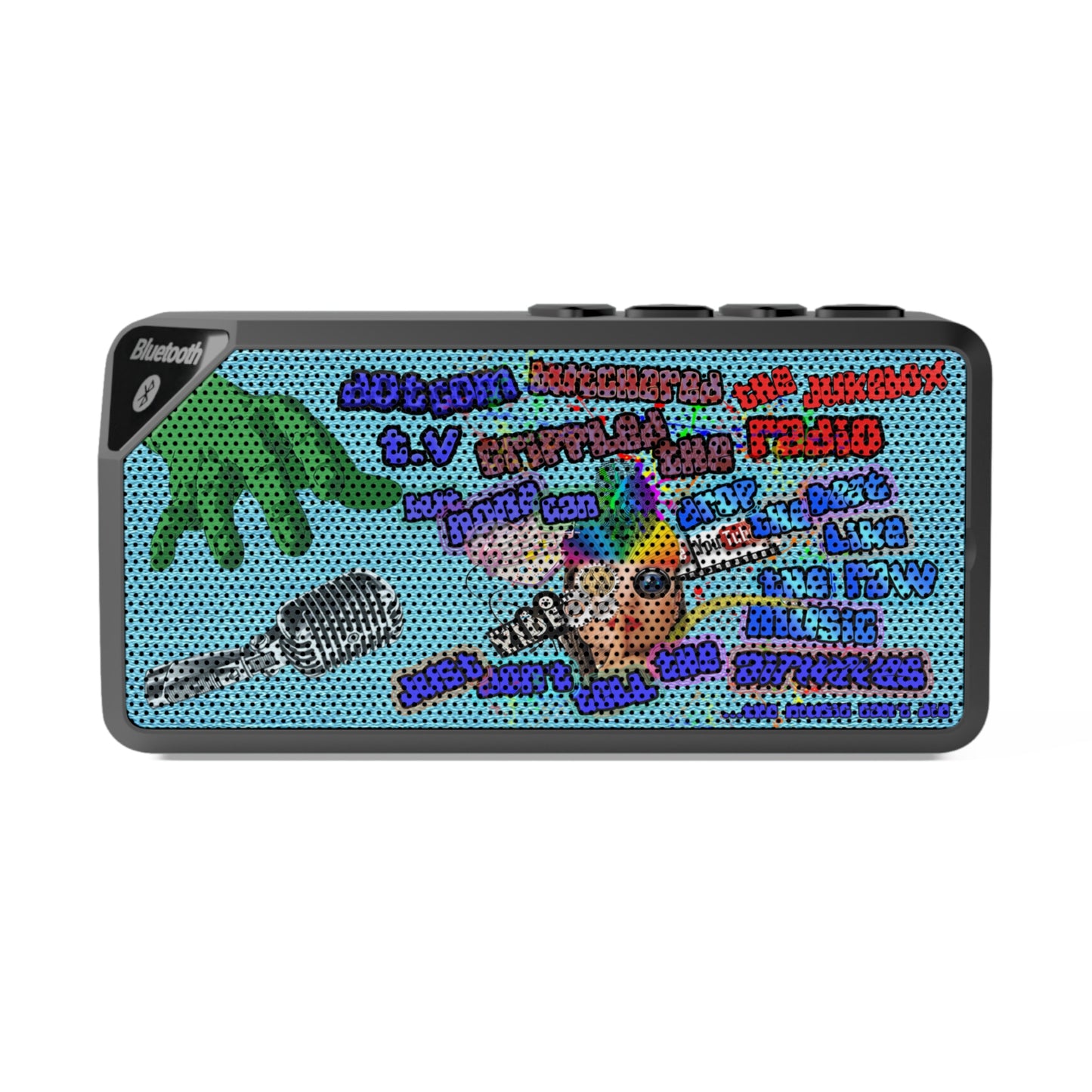 drop the beat - Jabba Bluetooth Speaker (faded blue)
