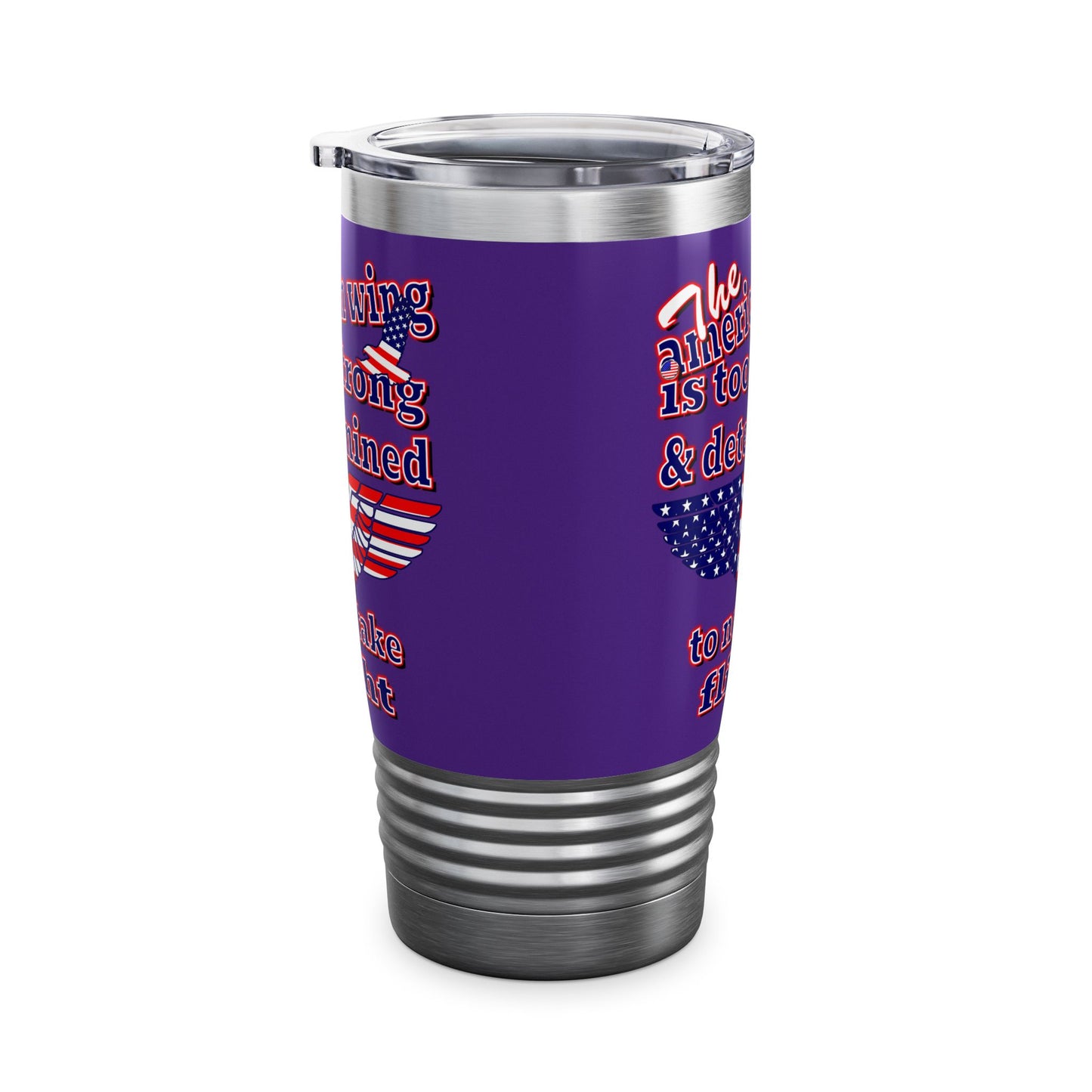 american wing - Ringneck Tumbler, 20oz (purple)