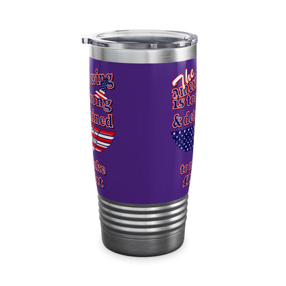american wing - Ringneck Tumbler, 20oz (purple)