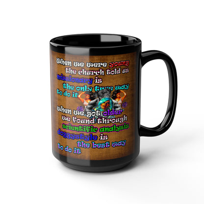 doggystyle - Black Mug (brown papyrus)