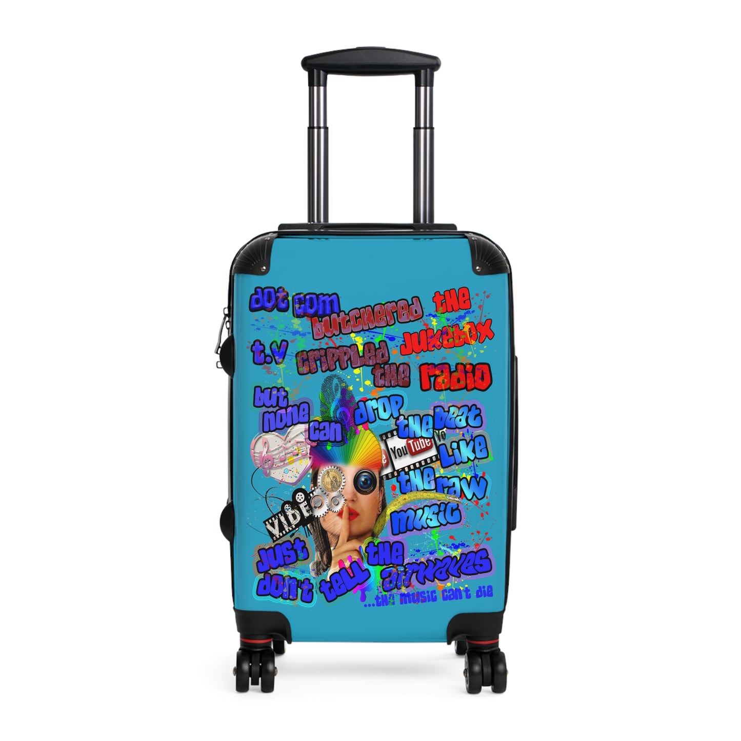 drop the beat - Suitcase (turquoise)