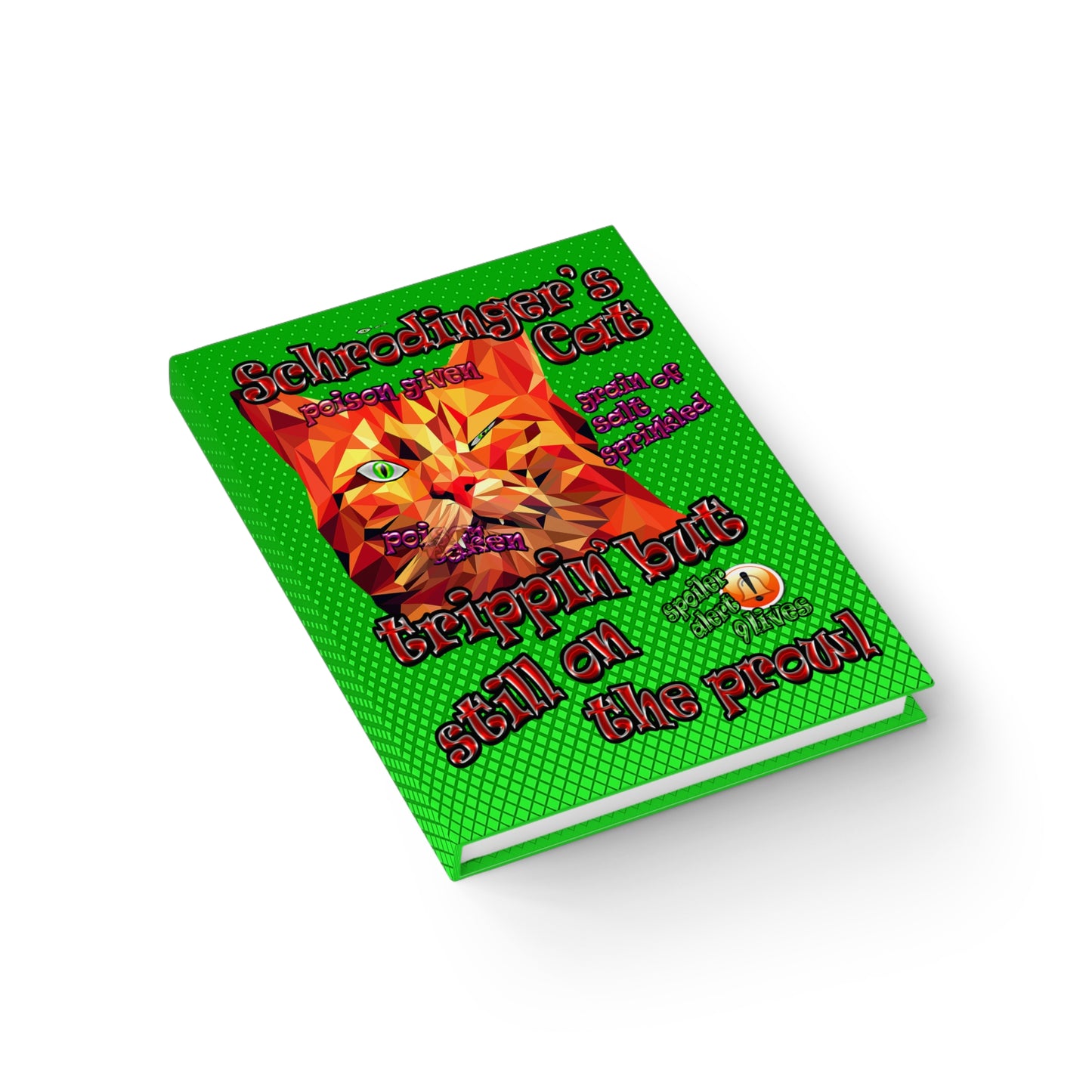 schrodinger's cat - journal-lined (logo green)