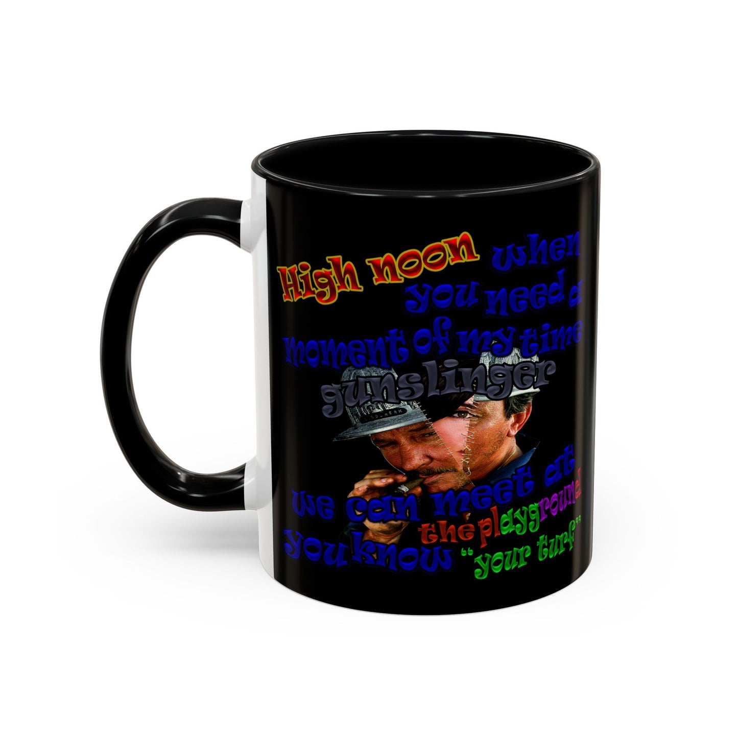 high noon - Accent Mug (black)