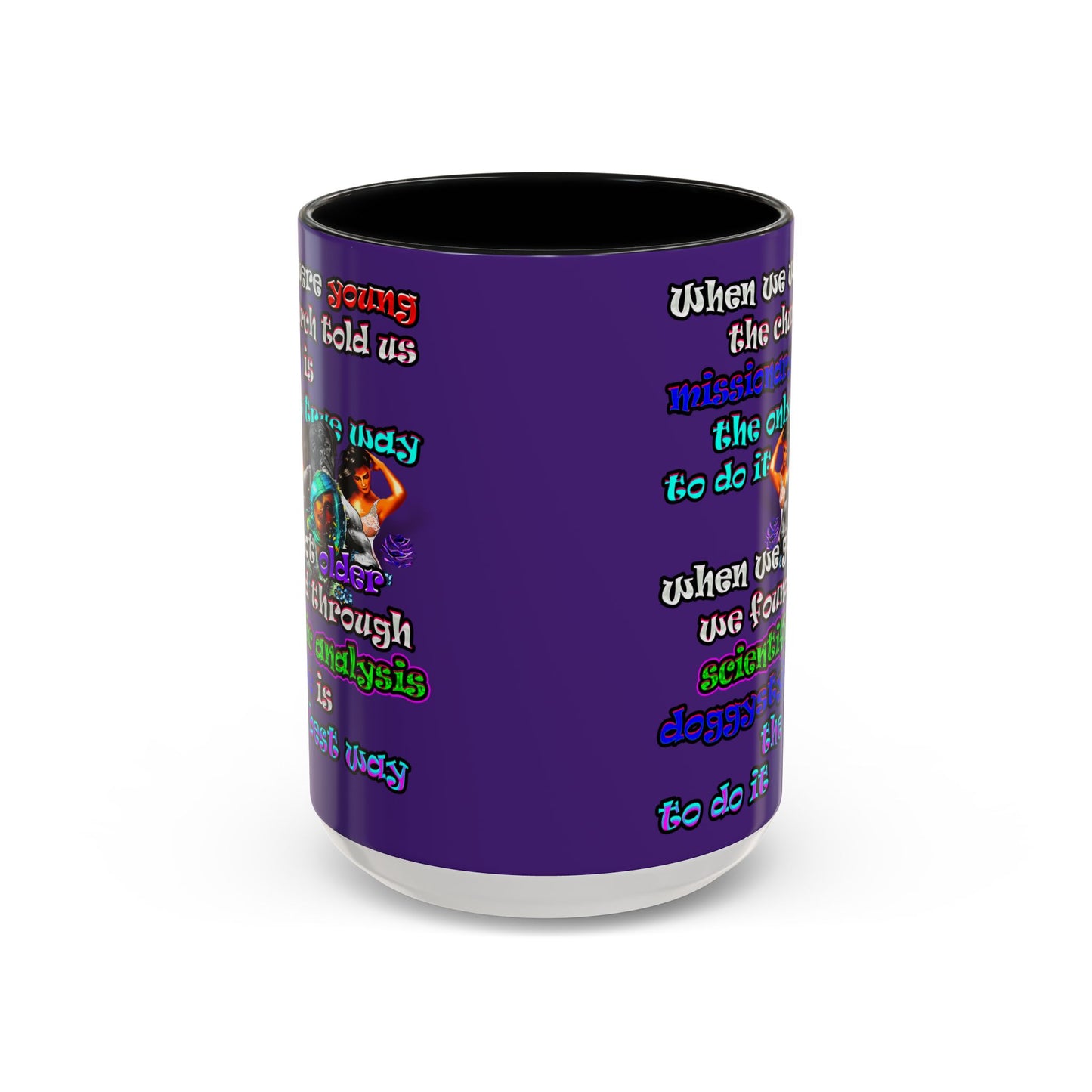 doggystyle - Accent Mug (purple)