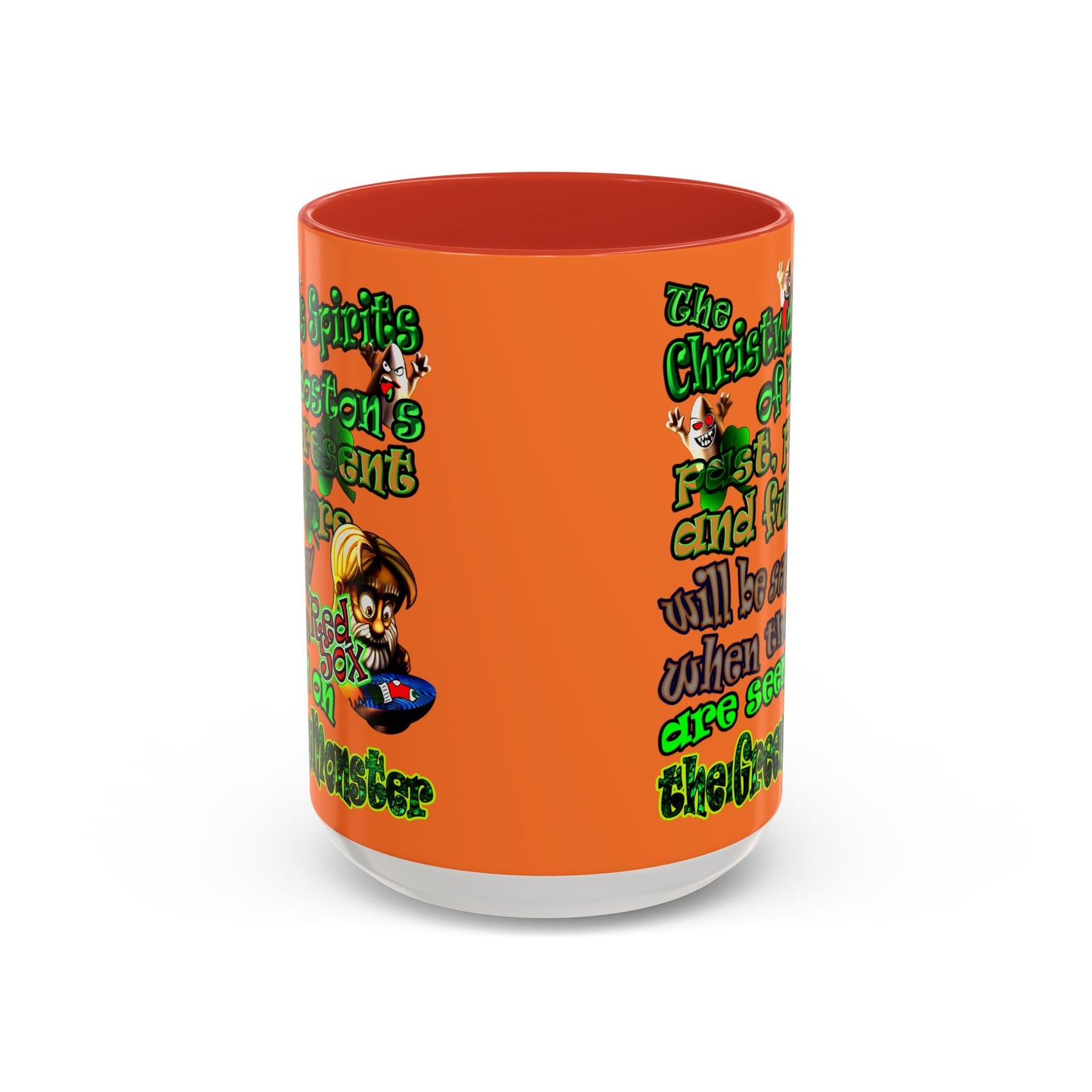 christmas spirits of boston - Accent Mug (crusta)