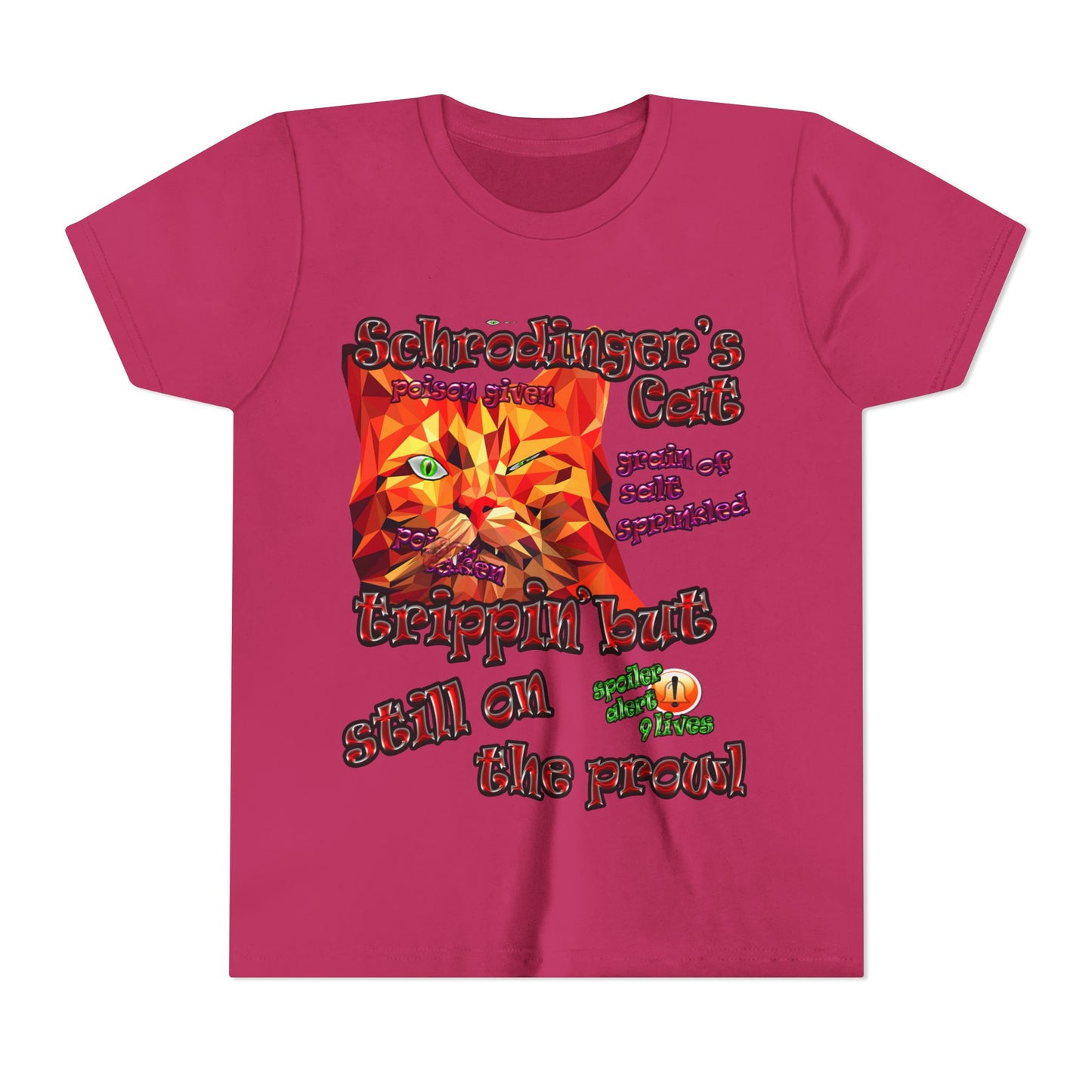 schrodinger's cat - Youth Short Sleeve Tee