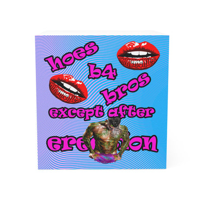 hoes b4 bros - note cube (light blue-purple wave)