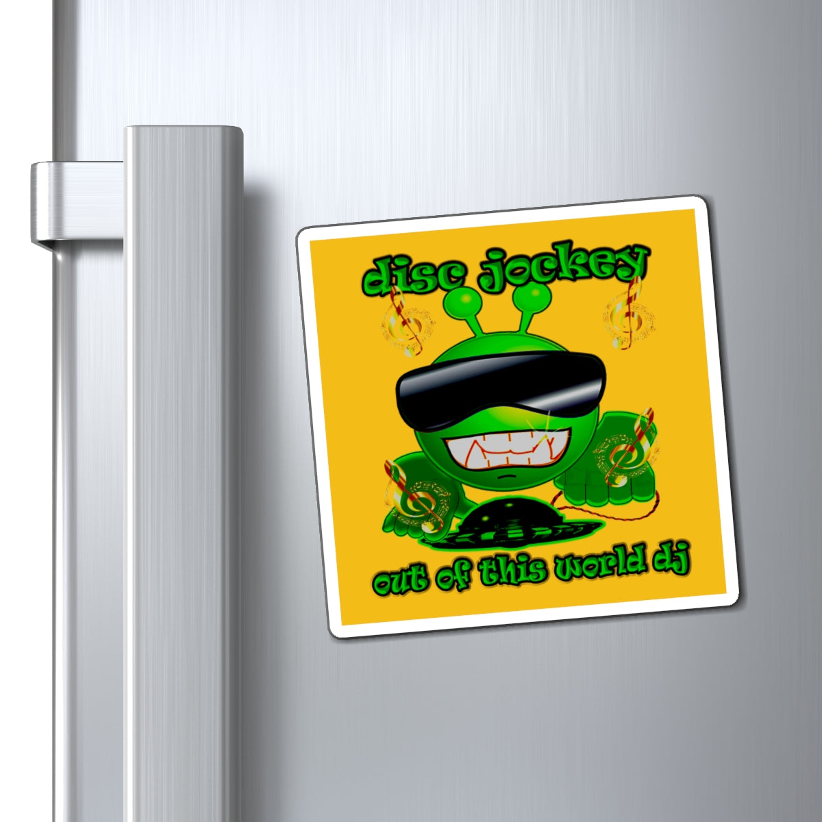 disc jockey - Magnets - (yellow)