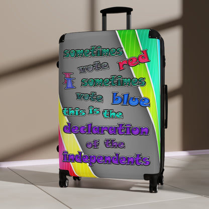 declaration of the independents - Suitcase (rainbow split)
