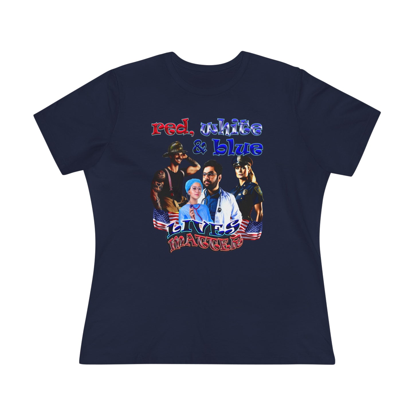 rw&b lives matter - Women's Premium Tee