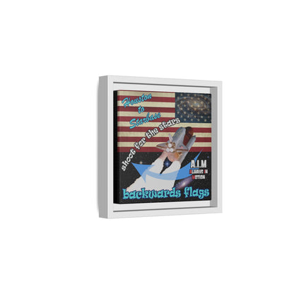 shoot for the stars - framed canvas art