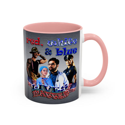 rw&b lives matter - Accent Mug (brushed nickel)