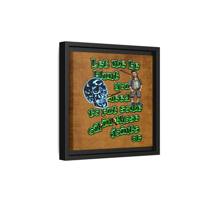 og - framed canvas art (brown papyrus)
