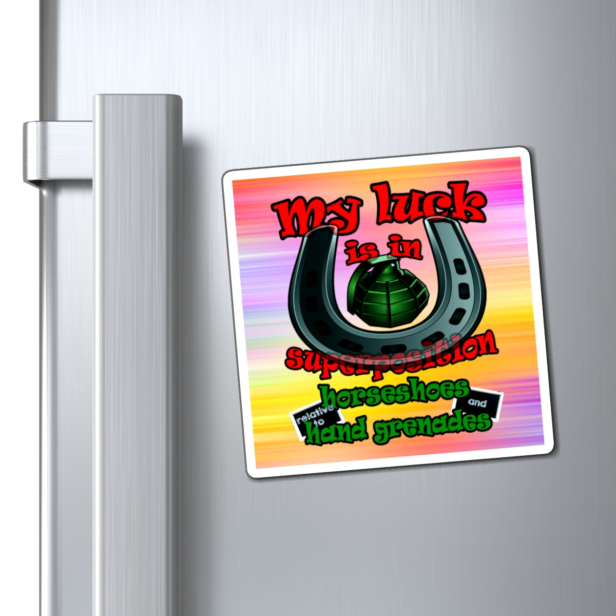 my luck - Magnets - (color blur)