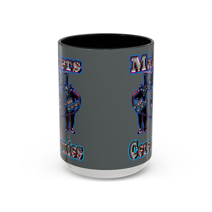 em cee squared - Accent Mug (dark grey)