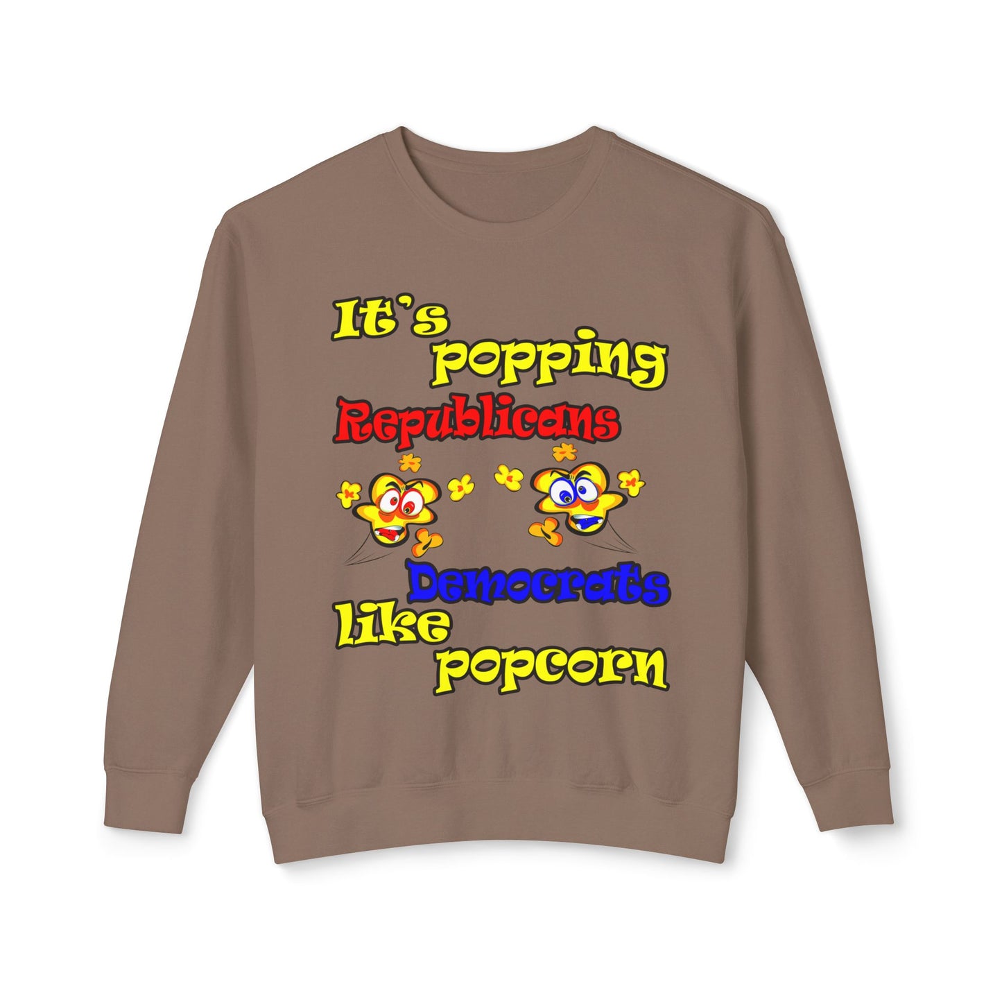 popping like popcorn - Unisex Lightweight Crewneck Sweatshirt