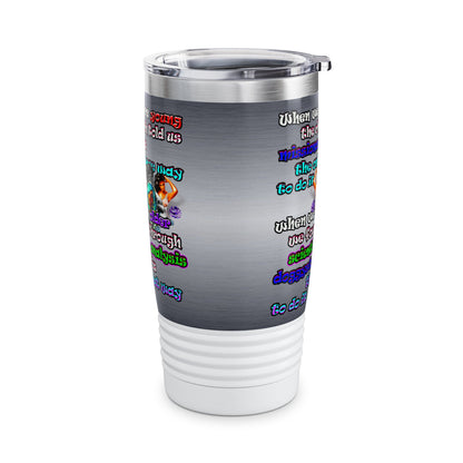 doggystyle - Ringneck Tumbler, 20oz (brushed nickel)