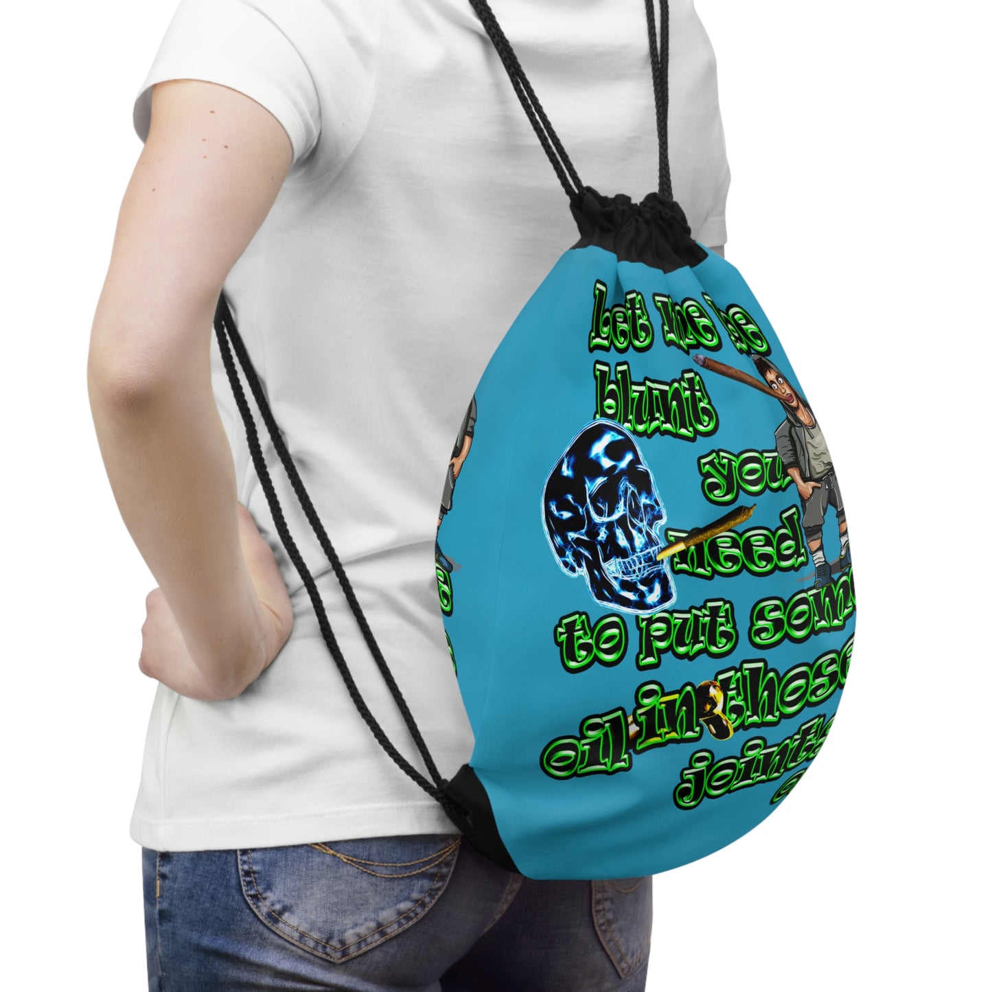 og - Drawstring Bag (turquoise)