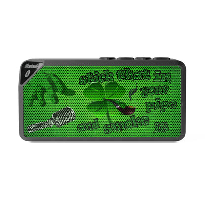 stick that in your pipe and smoke it - Jabba Bluetooth Speaker (green turf)