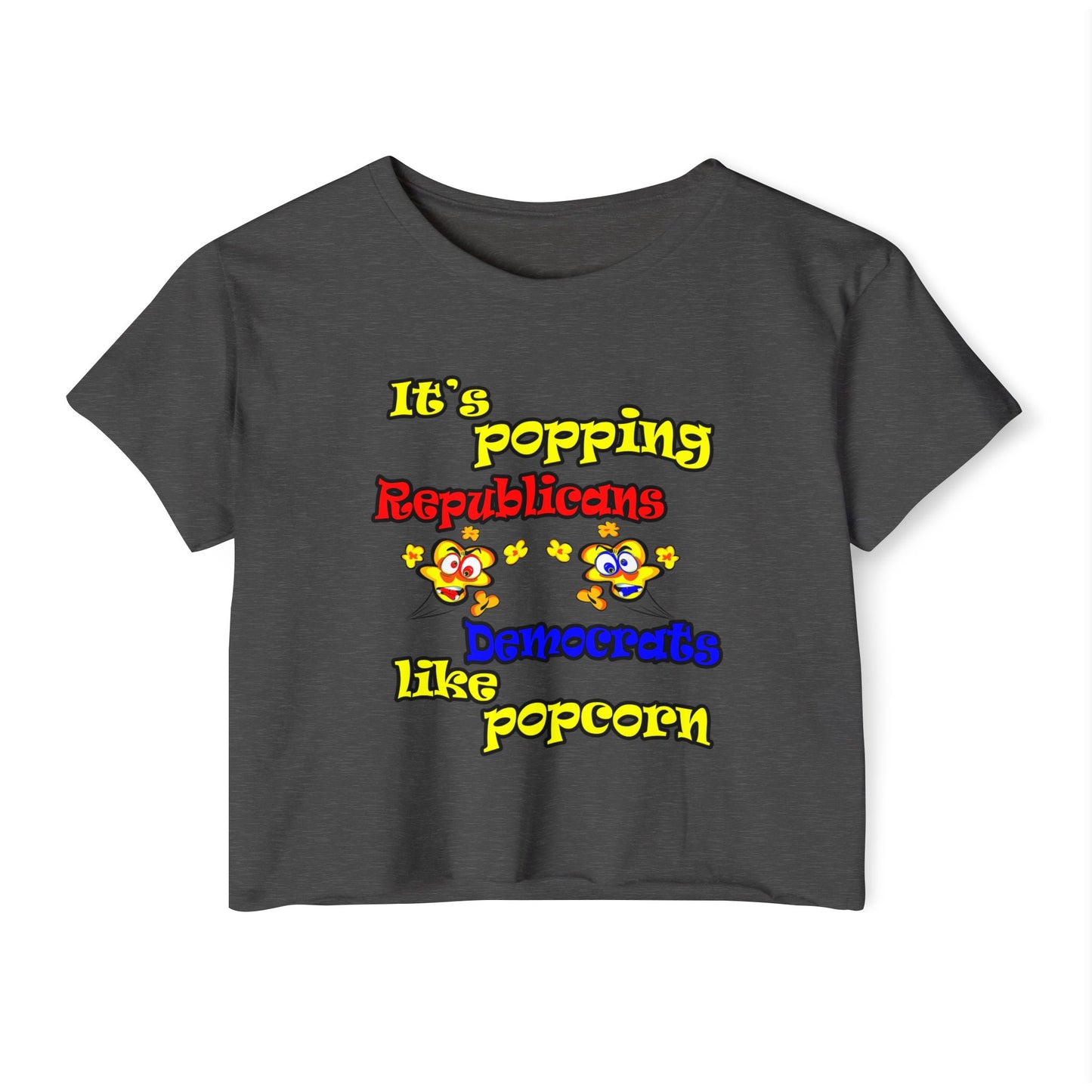 popping like popcorn - Women's Festival Crop Top